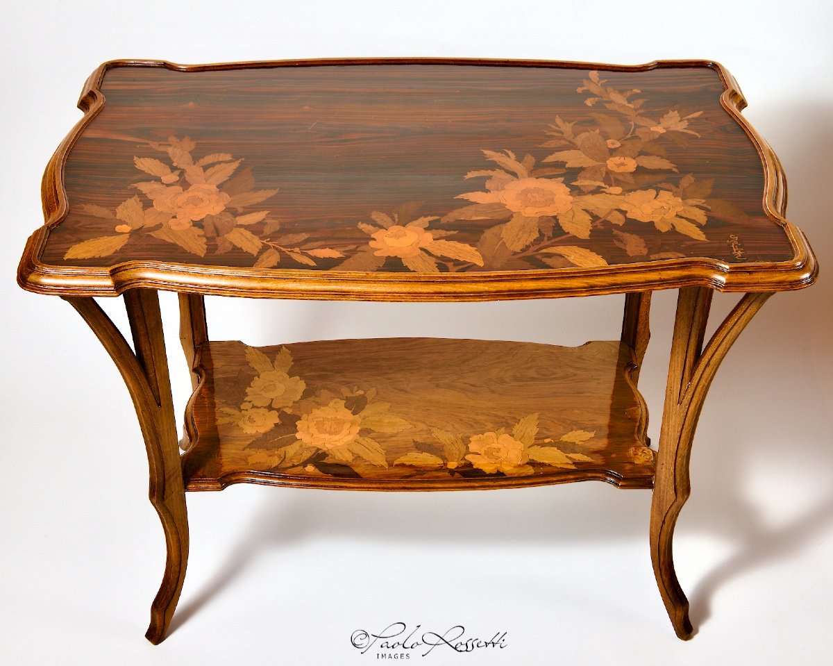 Beautiful Table, By Emile Galle , Nancy 1846-1904